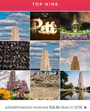 Image post by @pittadmissions on Instagram