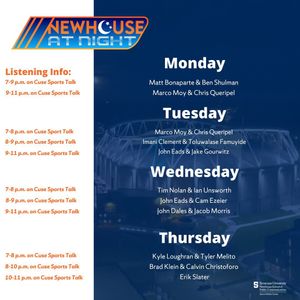 Image post by @newhousesportssu on Instagram