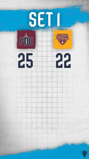 Image post by @FDUKnightsWVB on Twitter