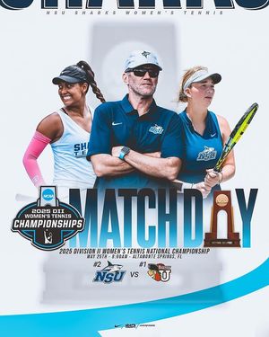 Image post by @nsu_wtennis on Instagram