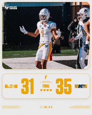 Image post by @KentStFootball on Facebook