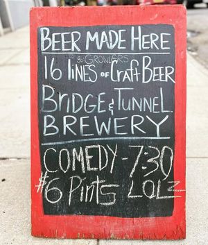 Image post by @BridgeandTunnelBreweryTaproom on Facebook