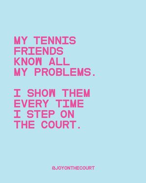 Image post by @joyonthecourt on Instagram