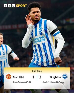 Image post by @BBCSport on Twitter