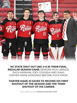 Image post by @ncstatehockey on Instagram