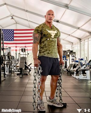 Image post by @therock on Instagram