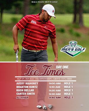 Image post by @ballstatemengolf on Instagram