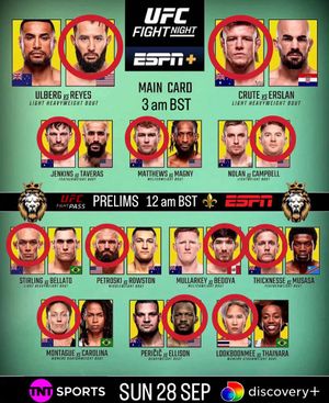 Image post by @prolondonmma on Instagram