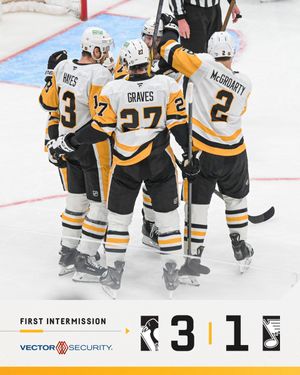 Image post by @penguins on Twitter