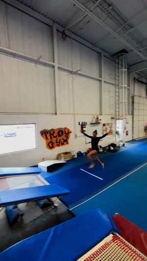 Video post by @TroyGymnastics on Facebook