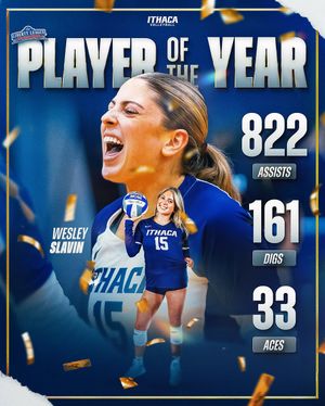 Image post by @ithacavolleyball on Instagram