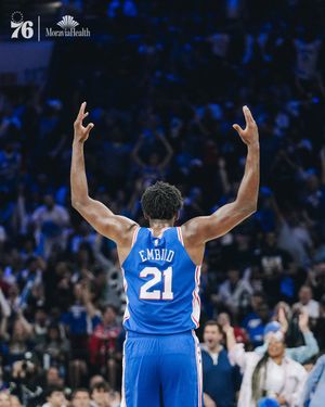 Image post by @sixers on Twitter