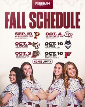 Image post by @fordham_softball on Instagram