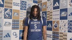 Video post by @GSAthletics_MBB on Twitter