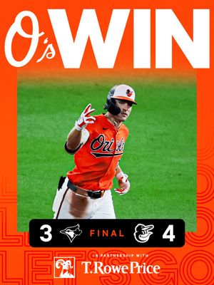Image post by @Orioles on Twitter/X