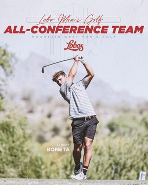 Image post by @UNMLoboMGolf on Twitter/X