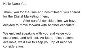 Image post by @in/nana-yaa-wordie on LinkedIn
