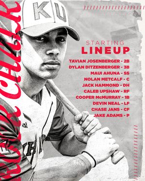 Image post by @KUBaseball on Twitter