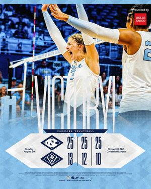 Image post by @uncvolleyball on Instagram