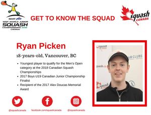 Image post by @squashcanada on Facebook