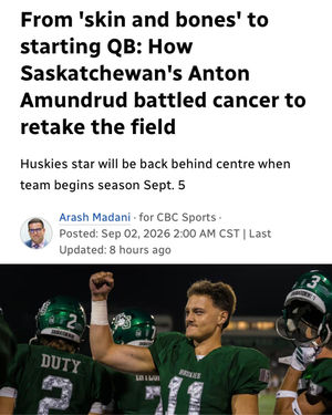 Image post by @huskieathletics on Instagram