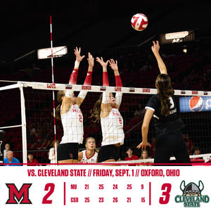 Image post by @MiamiOH_VBall on Twitter