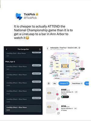 Image post by @tickpick on Instagram