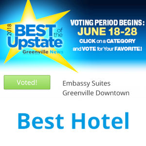 Image post by @embassysuitesgvilledt on Instagram