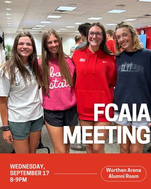Image post by @fcaia_ballstate on Instagram