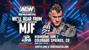 Image post by @AEW on Twitter