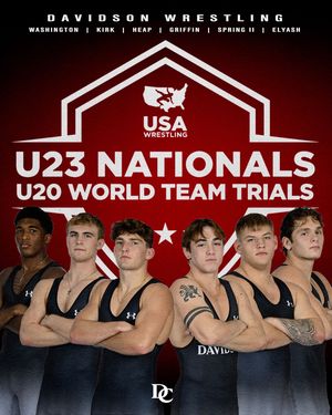 Image post by @davidsonwrestling on Instagram