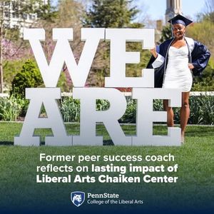 Image post by @PennStateLiberalArts on Facebook