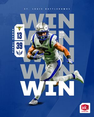 Image post by @uflbattlehawks on Instagram