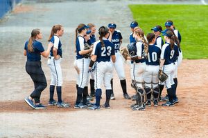 Image post by @ithaca_softball on Instagram