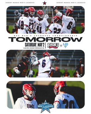 Image post by @RMUAthletics on Facebook