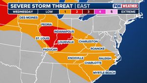Image post by @foxweather on Instagram
