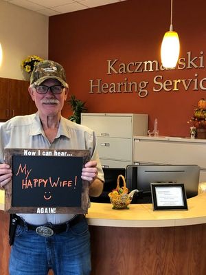 Image post by @KaczmarskiHearing on Facebook