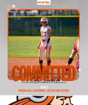 Image post by @West Valley College Softball on Facebook