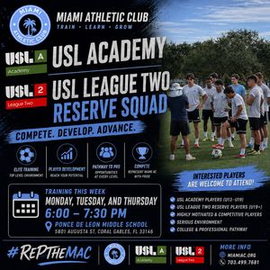 Image post by @miamiathleticclub2022 on Instagram
