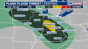 Image post by @foxweather on Instagram