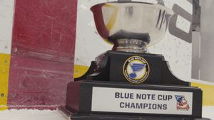 Video post by @StLouisBlues on Facebook