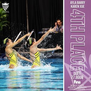 Image post by @usaartisticswimming on Instagram