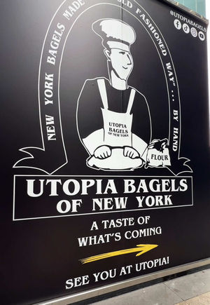 Video post by @utopiabagels on TikTok