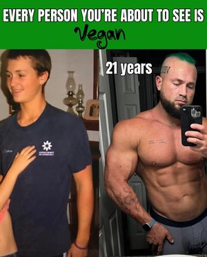 Image post by @thebodybuildingvegan on Instagram