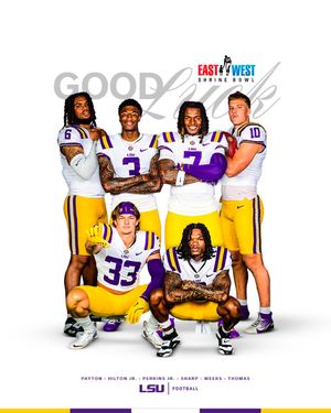 Image post by @LSUfootball on Twitter