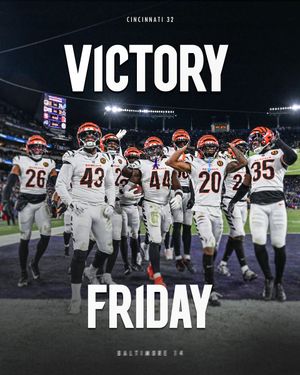 Image post by @Bengals on Twitter