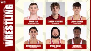 Image post by @ou_wrestling on Instagram