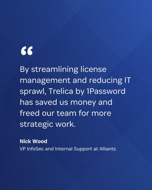 Image post by @1password on Instagram