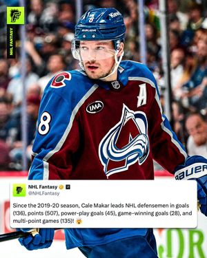 Image post by @nhlfantasy on Instagram