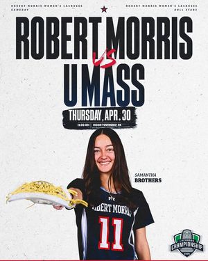 Image post by @RMUAthletics on Facebook